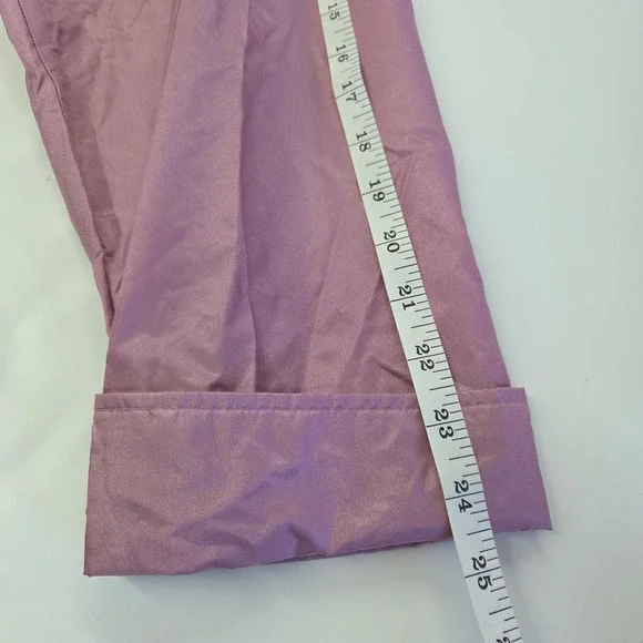 Totes Raincoat Women 12 Mauve Pink Vintage Belted Hooded Trench Coat Longline - Picture 7 of 10